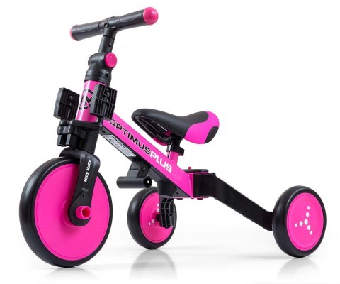 Rowerek ride on - bike 4w1 optimus plus pink