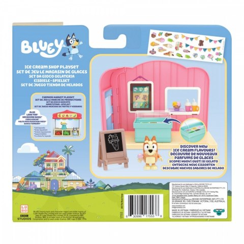 Zestaw figurek mini bluey lodziarnia Zestaw figurek mini bluey lodziarnia