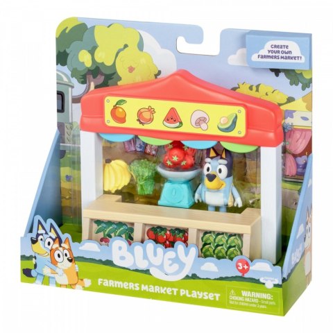 Zestaw figurek mini bluey sklep spożywczy