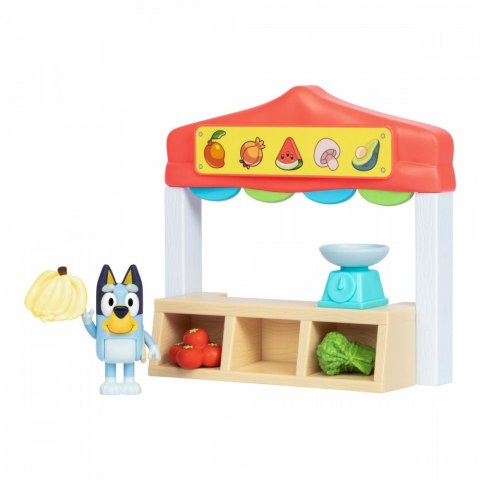 Zestaw figurek mini bluey sklep spożywczy