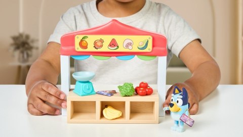 Zestaw figurek mini bluey sklep spożywczy
