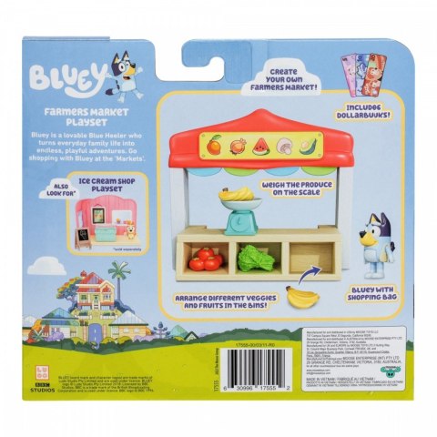 Zestaw figurek mini bluey sklep spożywczy