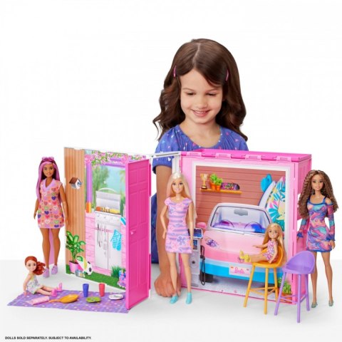 Domek dla lalek barbie przytulny domek z wyposażeniem
