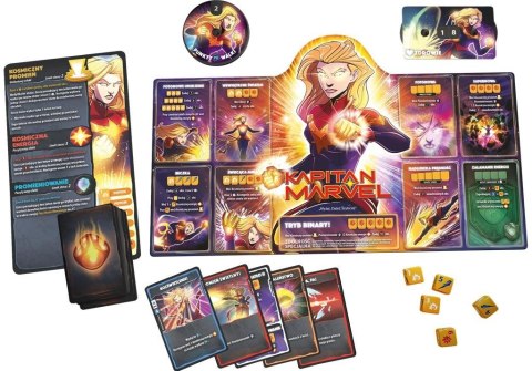 Gra dice throne marvel box 2 czarna pantera, kapitan marvel, doktor strange, czarna wdowa
