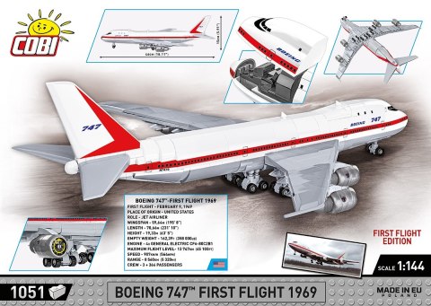 Klocki boeing 747 first flight 1969