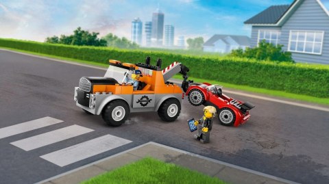 Klocki city 60435 samochód pomocy drogowej i naprawa sportowego auta