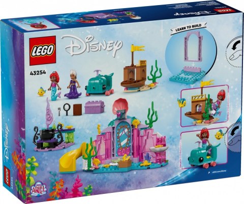 Klocki disney princess 43254 kryształowa grota arielki