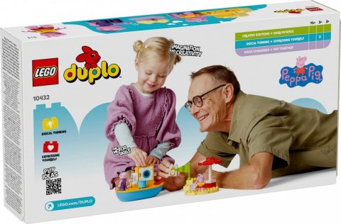 Klocki duplo 10432 peppa pig peppa i rejs łodzią