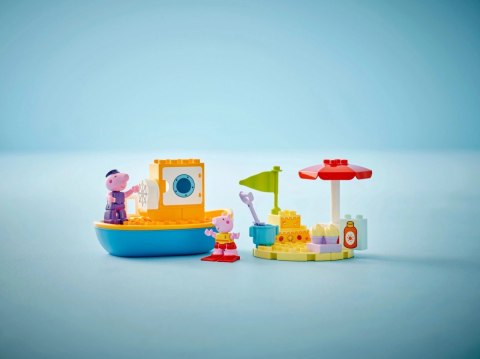 Klocki duplo 10432 peppa pig peppa i rejs łodzią