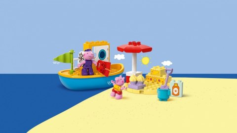 Klocki duplo 10432 peppa pig peppa i rejs łodzią