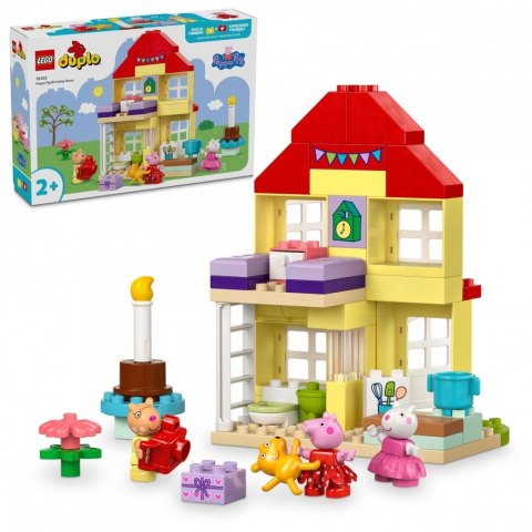Klocki duplo 10433 peppa pig urodzinowy domek peppy