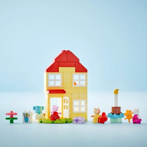 Klocki duplo 10433 peppa pig urodzinowy domek peppy