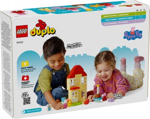 Klocki duplo 10433 peppa pig urodzinowy domek peppy