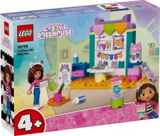 Klocki koci domek gabi 10795 prace ręczne z tekturzątkiem
