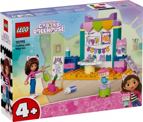 Klocki koci domek gabi 10795 prace ręczne z tekturzątkiem