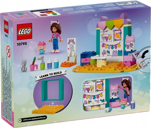 Klocki koci domek gabi 10795 prace ręczne z tekturzątkiem