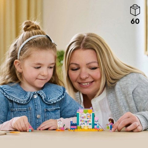 Klocki koci domek gabi 10795 prace ręczne z tekturzątkiem