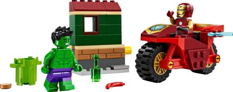 Klocki marvel super heroes 76287 iron man z motocyklem i hulk