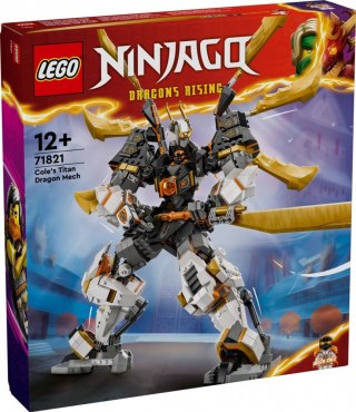 Klocki ninjago 71821 tytanowy smok-mech cole'a