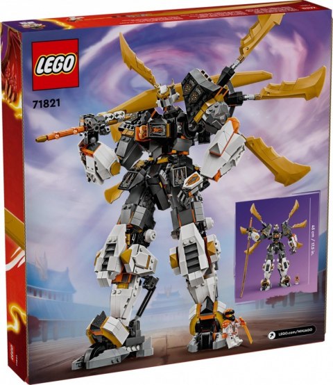 Klocki ninjago 71821 tytanowy smok-mech cole'a
