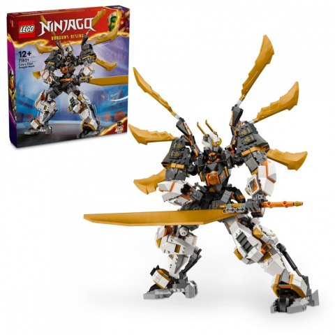 Klocki ninjago 71821 tytanowy smok-mech cole'a