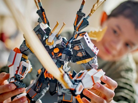 Klocki ninjago 71821 tytanowy smok-mech cole'a