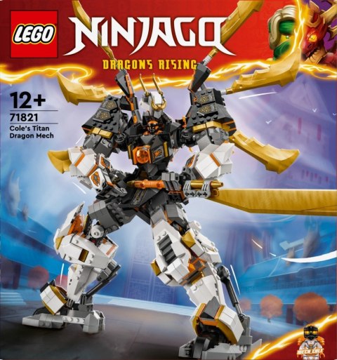 Klocki ninjago 71821 tytanowy smok-mech cole'a