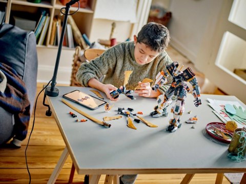 Klocki ninjago 71821 tytanowy smok-mech cole'a