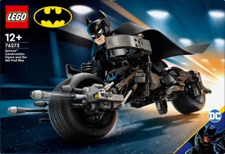 Klocki super heroes 76273 figurka batmana do zbudowania i batcykl