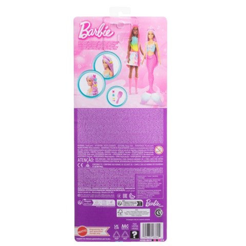 Lalka barbie syrenka długie włosy