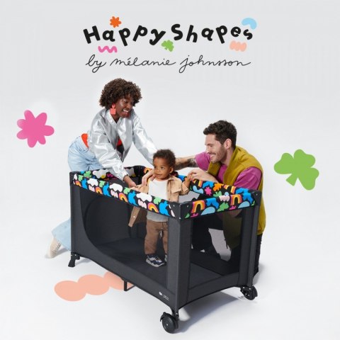 Łóżeczko turystyczne joy 2 happy shapes