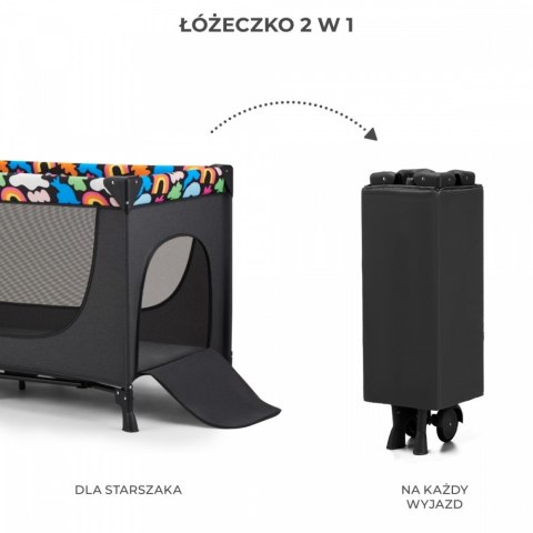 Łóżeczko turystyczne joy 2 happy shapes