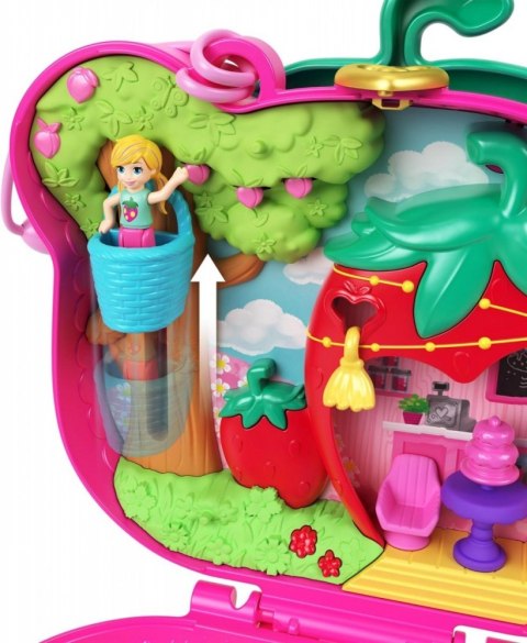 Zestaw figurek polly pocket truskawkowy miś zestaw kompaktowy