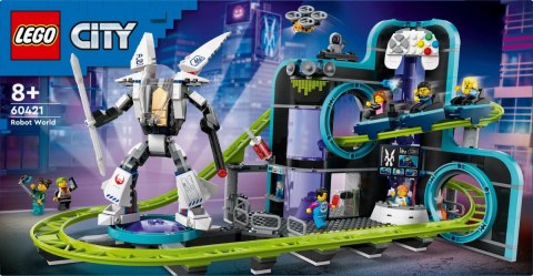 Klocki city 60421 park Świat robotów z rollercoasterem