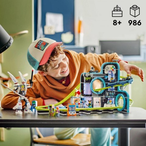 Klocki city 60421 park Świat robotów z rollercoasterem