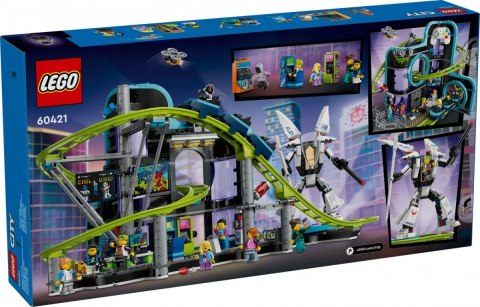 Klocki city 60421 park Świat robotów z rollercoasterem