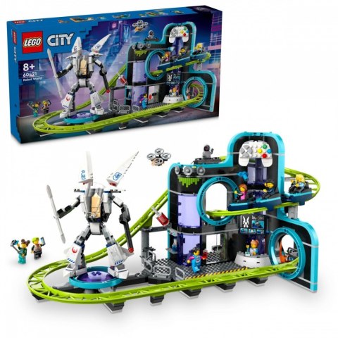 Klocki city 60421 park Świat robotów z rollercoasterem