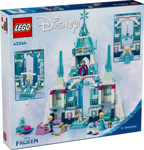 Klocki disney princess 43244 lodowy pałac elzy
