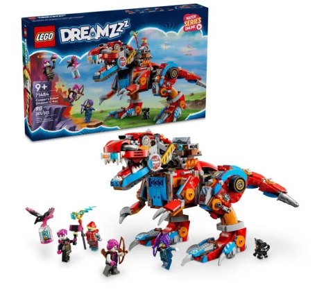 Klocki dreamzzz 71484 dino robot coopera c-rex