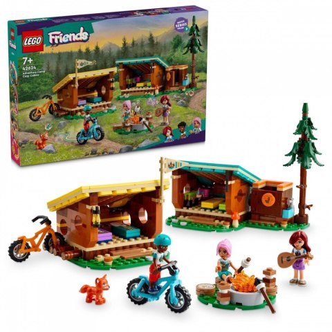 Klocki friends 42624 przytulne domki na letnim obozie