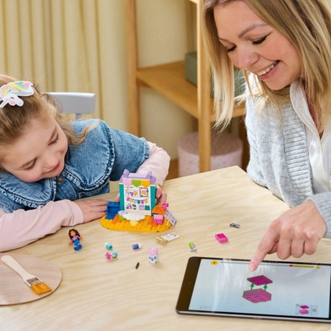 Klocki koci domek gabi 10795 prace ręczne z tekturzątkiem