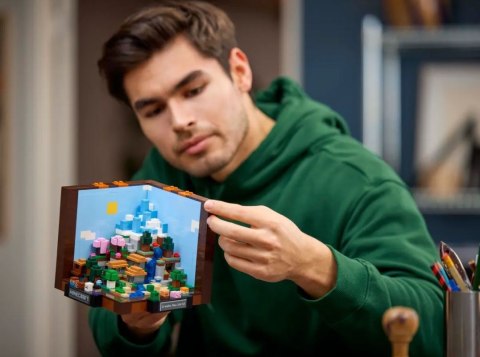 Klocki minecraft 21265 stół warsztatowy
