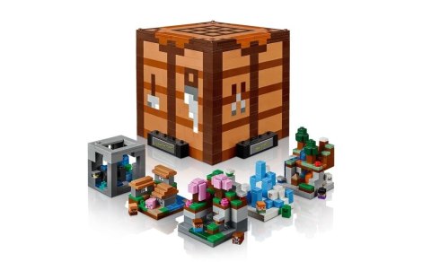 Klocki minecraft 21265 stół warsztatowy