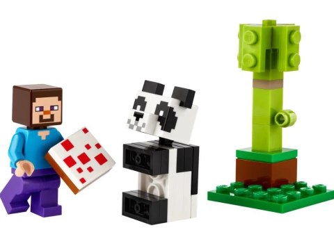Klocki minecraft 30672 steve i mała panda