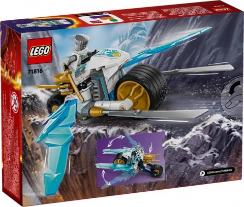 Klocki ninjago 71816 lodowy motocykl zanea