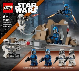 Klocki star wars 75373 zasadzka na mandalorze - zestaw bitewny