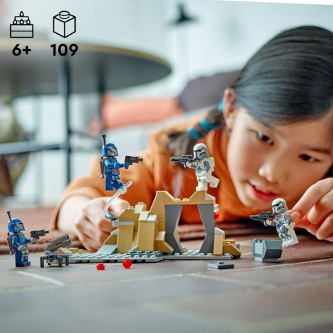 Klocki star wars 75373 zasadzka na mandalorze - zestaw bitewny