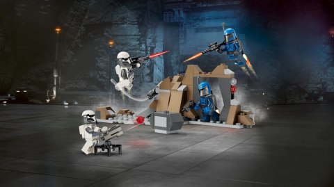 Klocki star wars 75373 zasadzka na mandalorze - zestaw bitewny