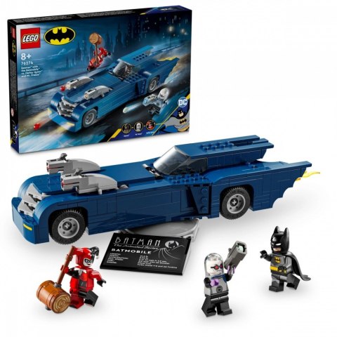 Klocki super heroes 76274 batman z batmobilem kontra harley quinn i mr. freeze