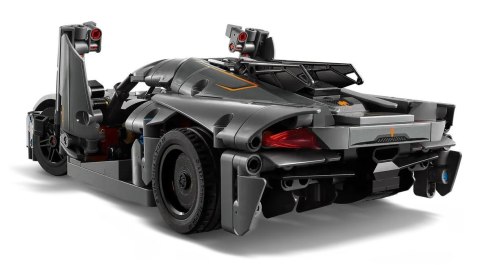 Klocki technic 42173 szary hipersamochód koenigsegg jesko absolut